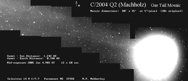 C/2004 Q2 (Machholz) 2005-Jan-04 Martin Mobberley