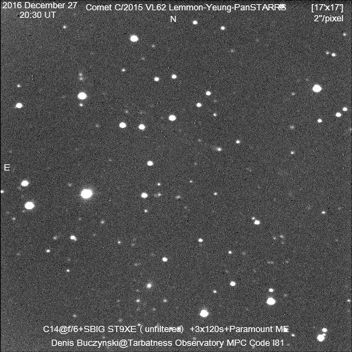 C2015 VL62 Lemmon-Yeung-PANSTARRS 20161227 2030 Denis Buczynski