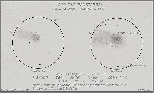C/2017 K2 (PANSTARRS) 2022-Jun-24 Michael Rosolina