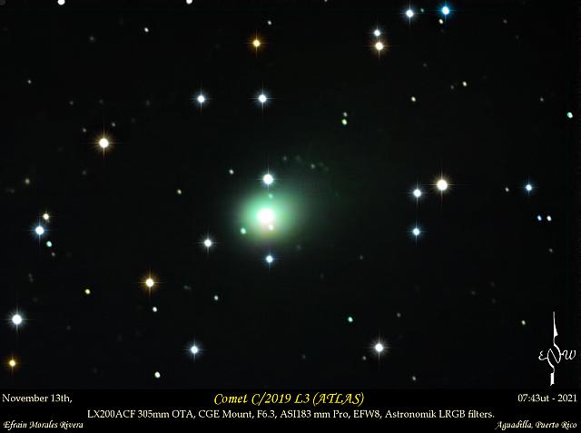 C/2019 L3 (ATLAS) 2021-Nov-13 Efrain Morales Rivera