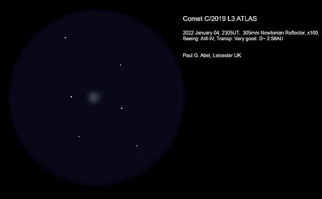 C/2019 L3 (ATLAS) 2022-Jan-04 Paul G. Abel