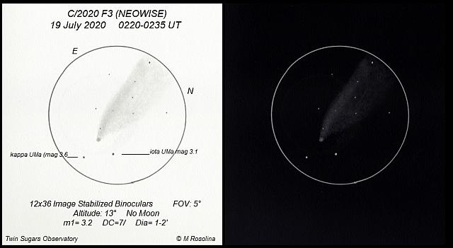 C/2020 F3 (NEOWISE) 2020-Jul-19 Michael Rosolina