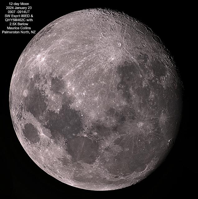 12-day Moon 2024-01-23 0907-0914UT SW80ED QHY5III462C 2.5Xbarlow MCollins