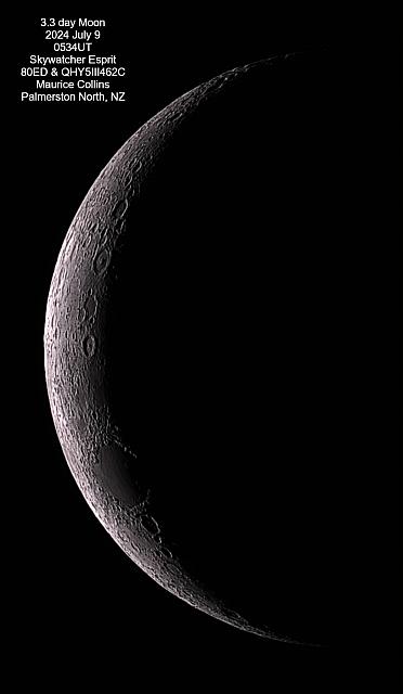 3.3-day Moon 2024-07-09-0534UT 80ED QHY5III462C MCollins