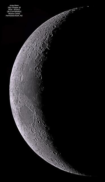4-day Moon 2021-10-10 0722-0733UT C8 QHY5III462C MCollins