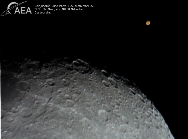 Conjunction-Moon-Mars 2020-09-06-AEA