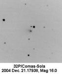 32P/Comas Sola 2004-Dec-21 Jerry Armstrong