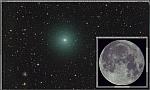 C/2020 M3 (ATLAS) and Moon Comparison 2020-Oct-15 Dan Bartlett