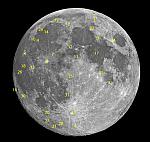 Full moon labeled April 2021